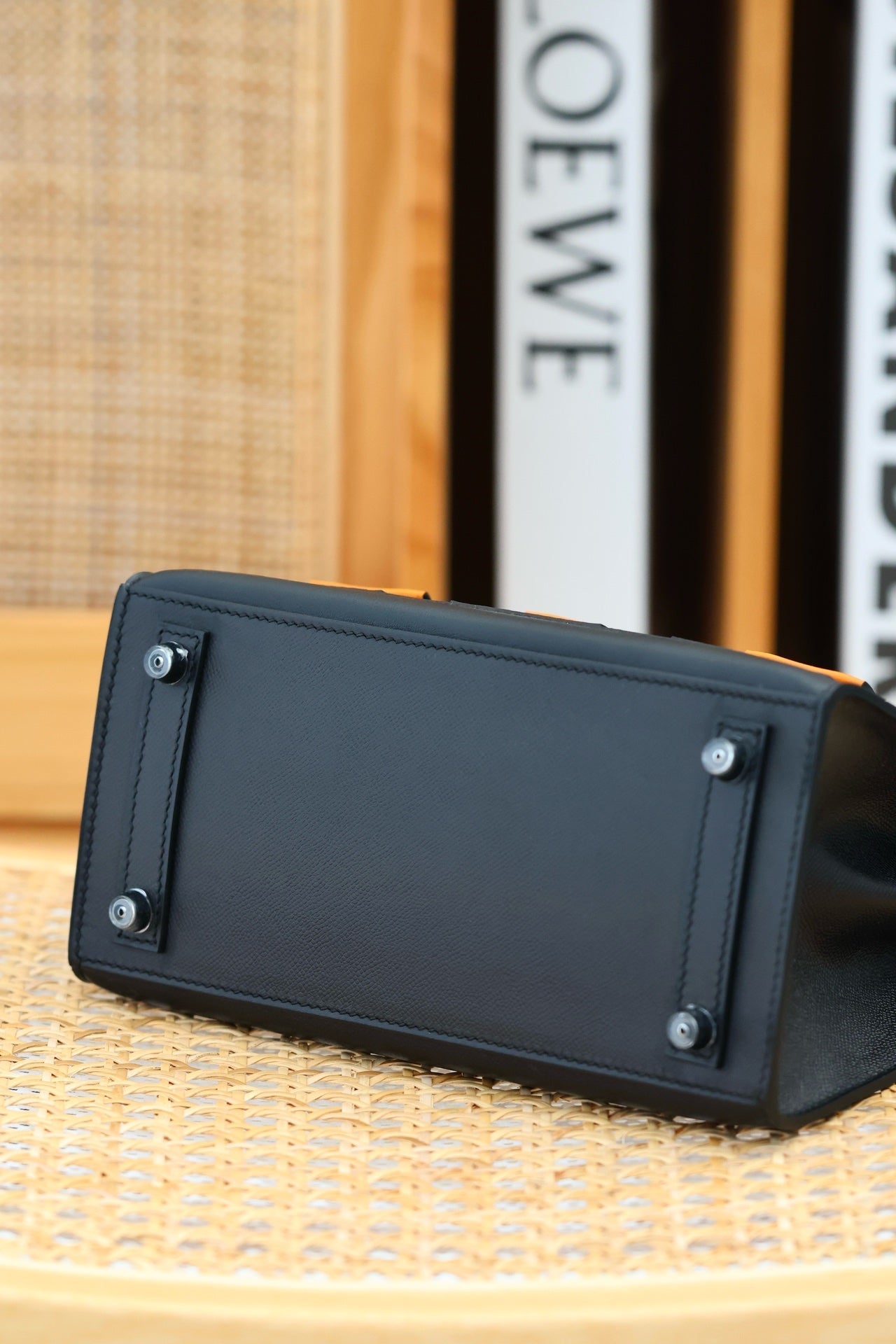 BIRKIN FAUBOURG TOUCH 20 IN BLACK CALFSKIN WITH SILVER HARDWARE (MADE-TO-ODER)