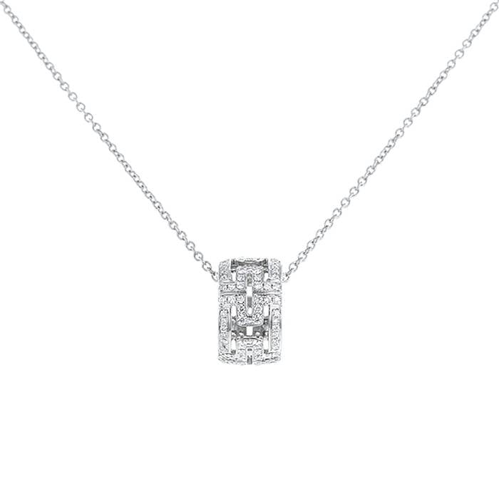[Clover Jewelry] PARENTESI HALSKETTE SILBER DIAMANT