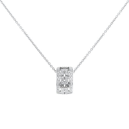 [Clover Jewelry] PARENTESI HALSKETTE SILBER DIAMANT