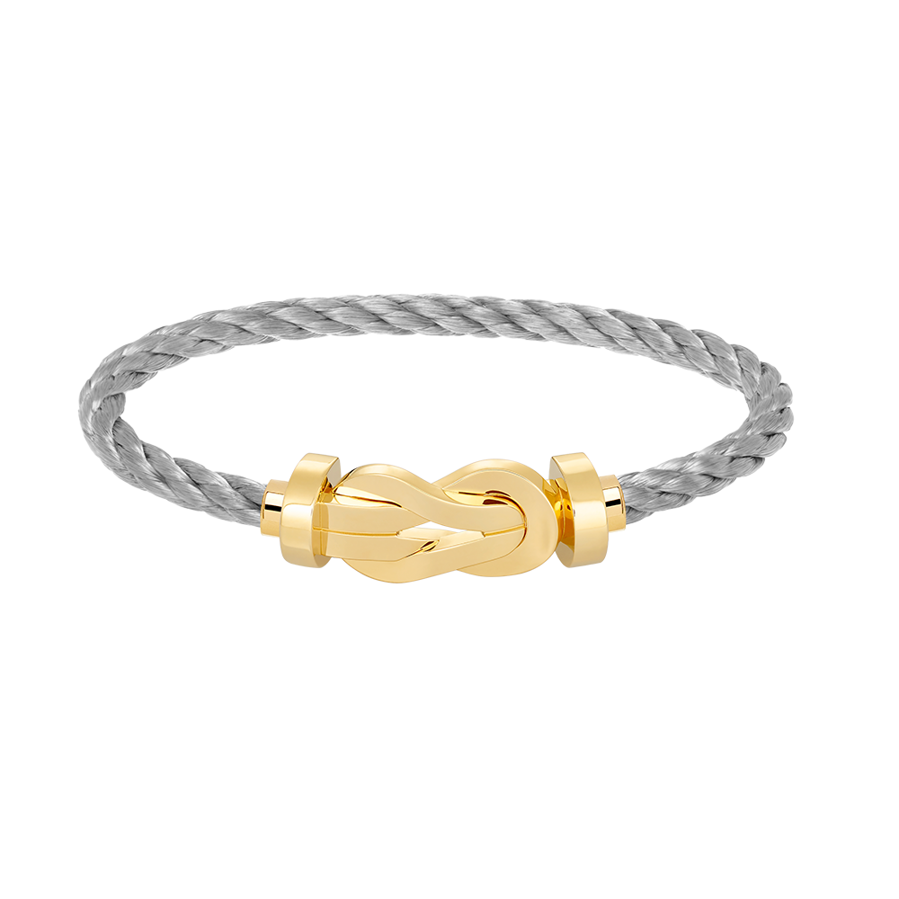 [Clover Jewellery]Chance Armband mit großer 8-stelliger Schnalle ohne Diamanten, Gold