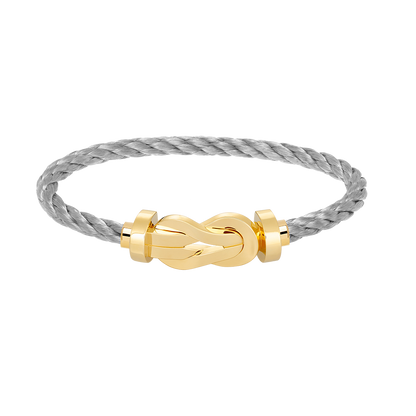 [Clover Jewellery]Chance Armband mit großer 8-stelliger Schnalle ohne Diamanten, Gold