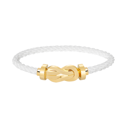 [Clover Jewellery]Chance Armband mit großer 8-stelliger Schnalle ohne Diamanten, Gold