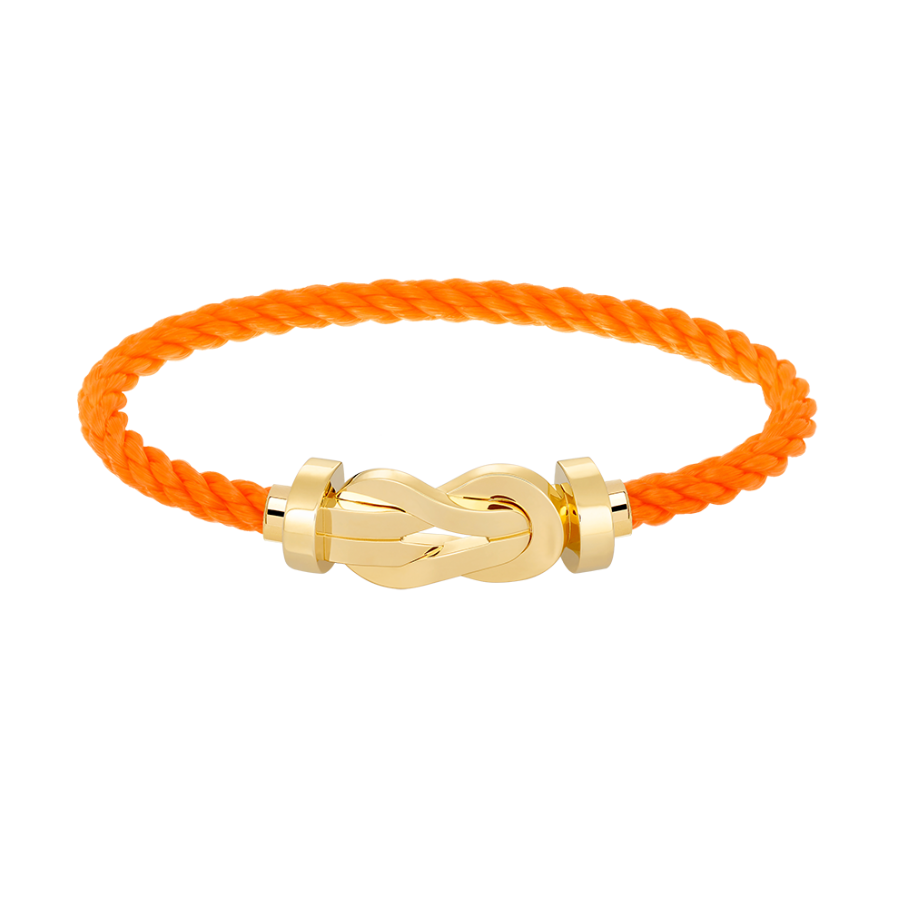 [Clover Jewellery]Chance Armband mit großer 8-stelliger Schnalle ohne Diamanten, Gold