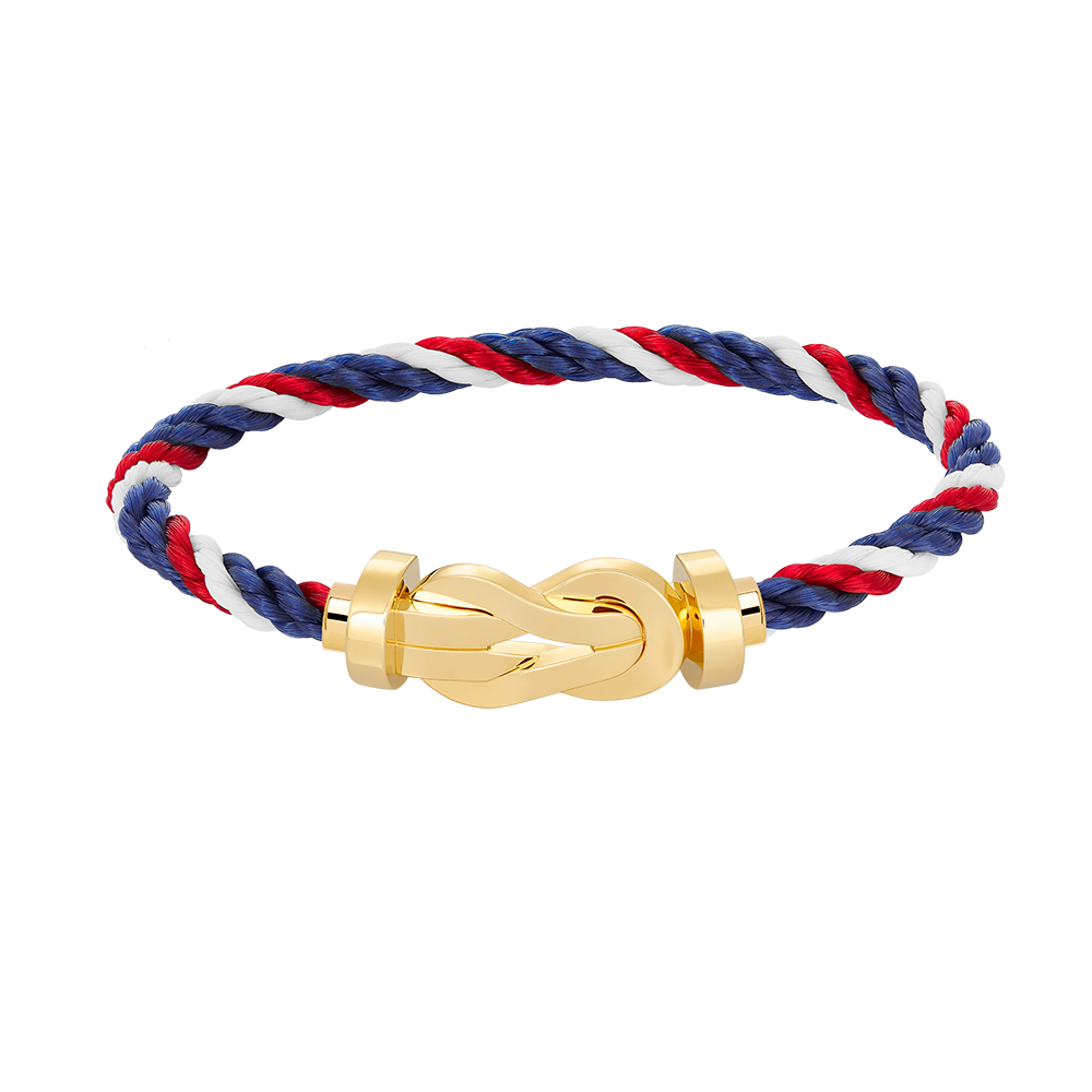 [Clover Jewellery]Chance Armband mit großer 8-stelliger Schnalle ohne Diamanten, Gold