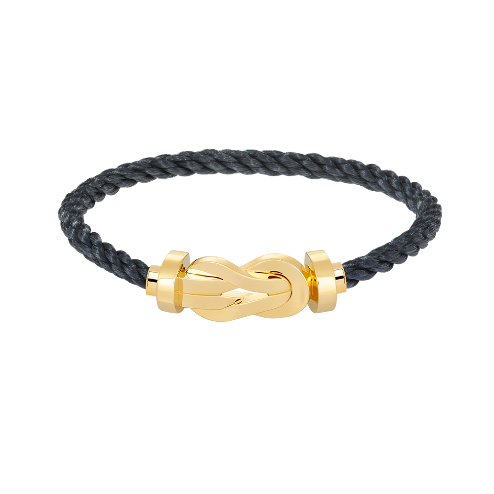 [Clover Jewellery]Chance Armband mit großer 8-stelliger Schnalle ohne Diamanten, Gold