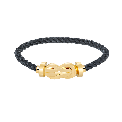 [Clover Jewellery]Chance Armband mit großer 8-stelliger Schnalle ohne Diamanten, Gold