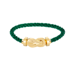 [Clover Jewelry]CHANCE LARGE 8 FIGURE BUCKLE NO DIAMOND BRACELET GOLD
