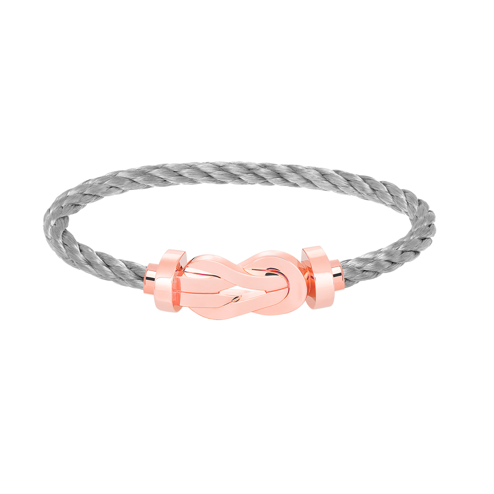 [Clover Jewelery]Chance Armband mit großer 8-stelliger Schnalle ohne Diamanten, Roségold