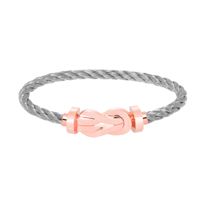[Clover Jewelery]Chance Armband mit großer 8-stelliger Schnalle ohne Diamanten, Roségold
