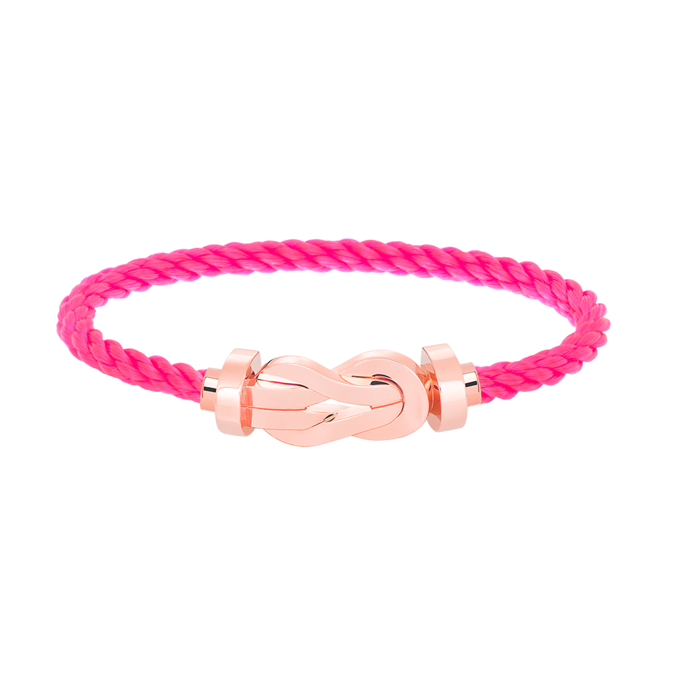 [Clover Jewelery]Chance Armband mit großer 8-stelliger Schnalle ohne Diamanten, Roségold