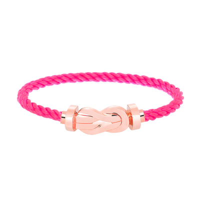 [Clover Jewelery]Chance Armband mit großer 8-stelliger Schnalle ohne Diamanten, Roségold