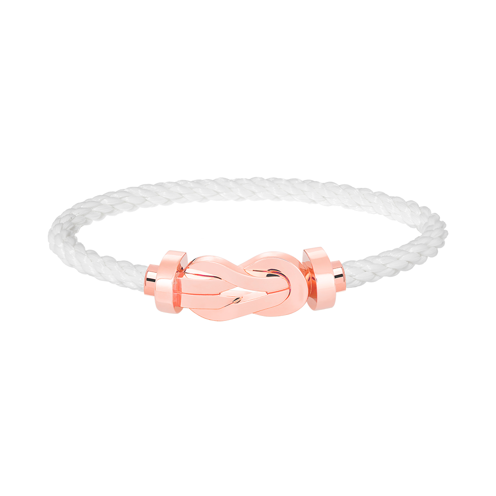 [Clover Jewelery]Chance Armband mit großer 8-stelliger Schnalle ohne Diamanten, Roségold