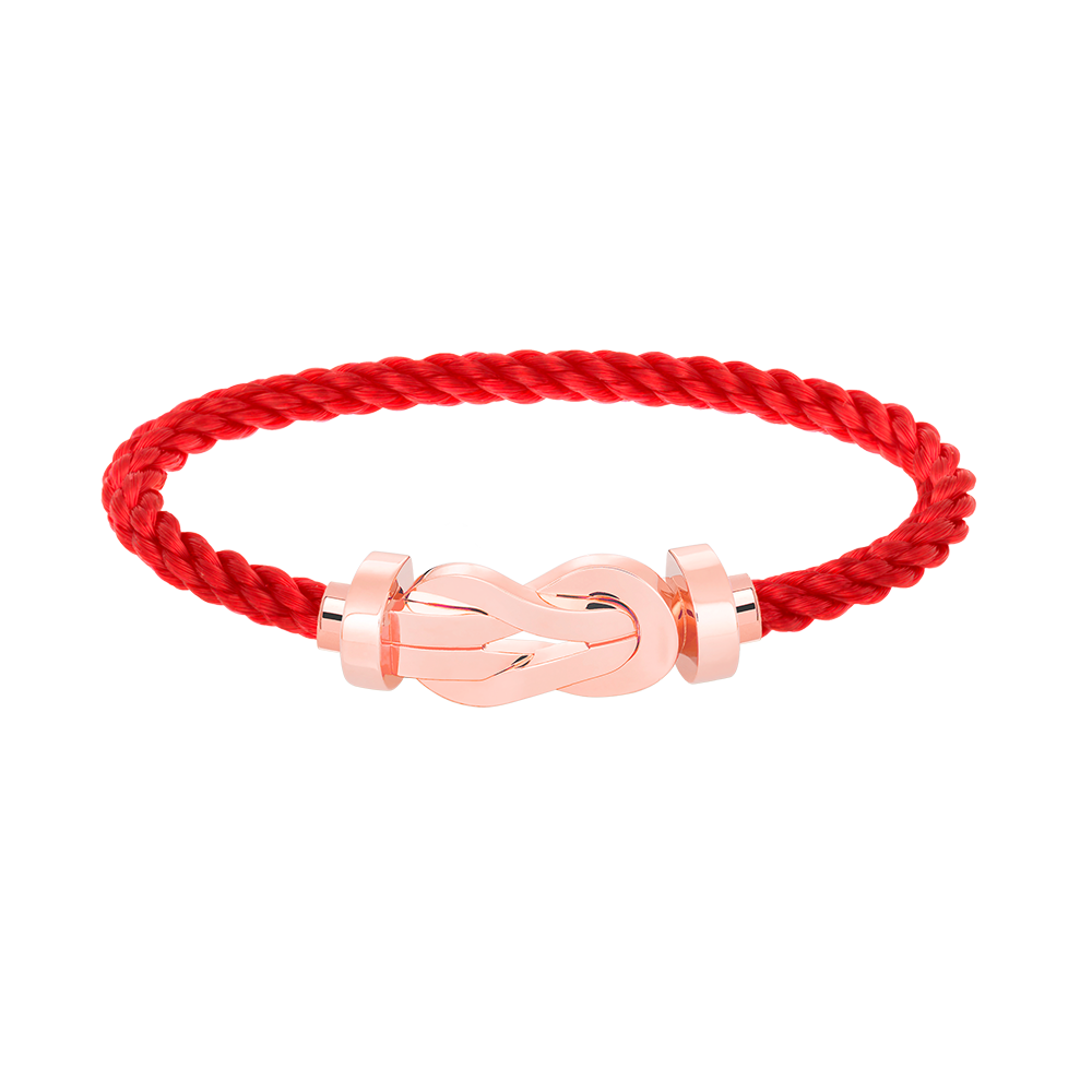 [Clover Jewelery]Chance Armband mit großer 8-stelliger Schnalle ohne Diamanten, Roségold