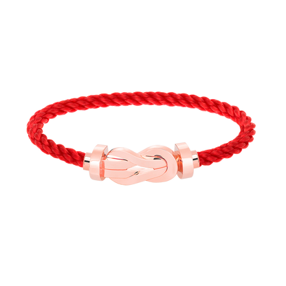 [Clover Jewelery]Chance Armband mit großer 8-stelliger Schnalle ohne Diamanten, Roségold