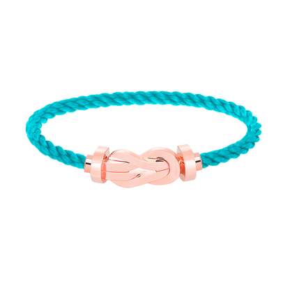 [Clover Jewelery]Chance Armband mit großer 8-stelliger Schnalle ohne Diamanten, Roségold