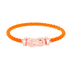 [Clover Jewelry]CHANCE LARGE 8 FIGURE BUCKLE NO DIAMOND BRACELET ROSE GOLD