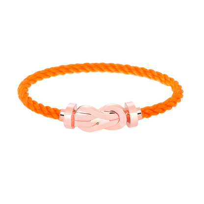 [Clover Jewelery]Chance Armband mit großer 8-stelliger Schnalle ohne Diamanten, Roségold