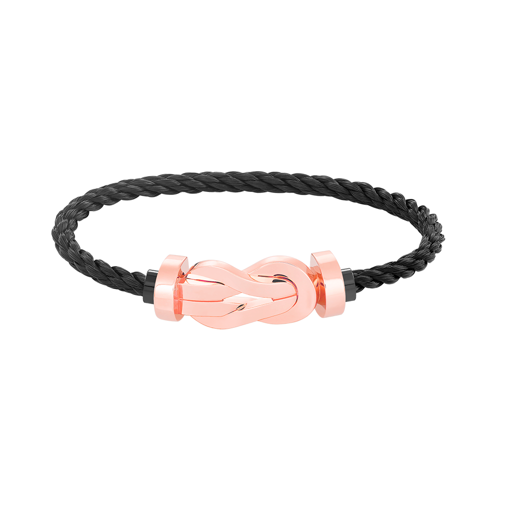 [Clover Jewelery]Chance Armband mit großer 8-stelliger Schnalle ohne Diamanten, Roségold