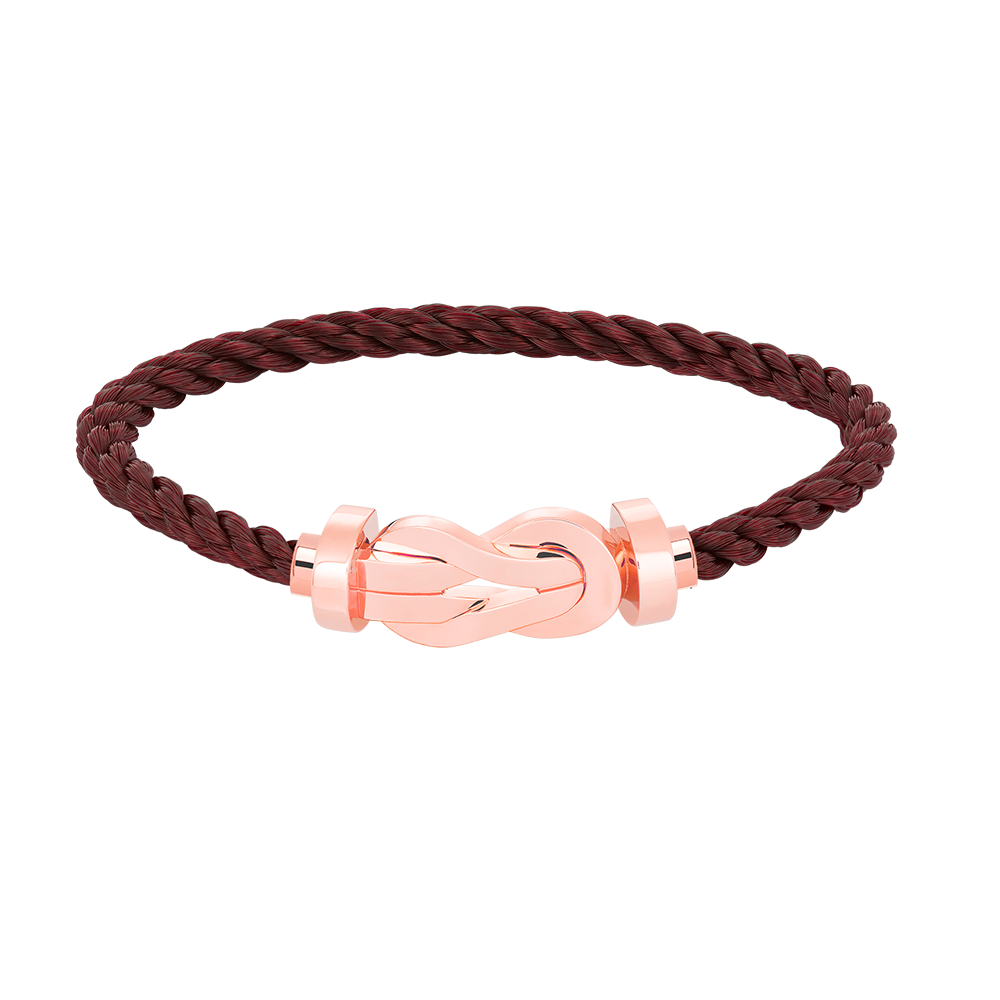 [Clover Jewelery]Chance Armband mit großer 8-stelliger Schnalle ohne Diamanten, Roségold