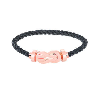 [Clover Jewelery]Chance Armband mit großer 8-stelliger Schnalle ohne Diamanten, Roségold