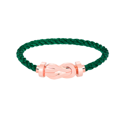 [Clover Jewelery]Chance Armband mit großer 8-stelliger Schnalle ohne Diamanten, Roségold