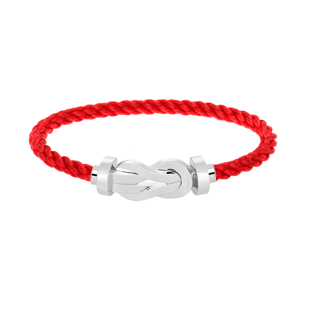 [Clover Jewelry]CHANCE LARGE 8 FIGURE BUCKLE NO DIAMOND BRACELET SILVER