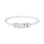 [Clover Jewelry]CHANCE LARGE 8 FIGURE BUCKLE NO DIAMOND BRACELET SILVER