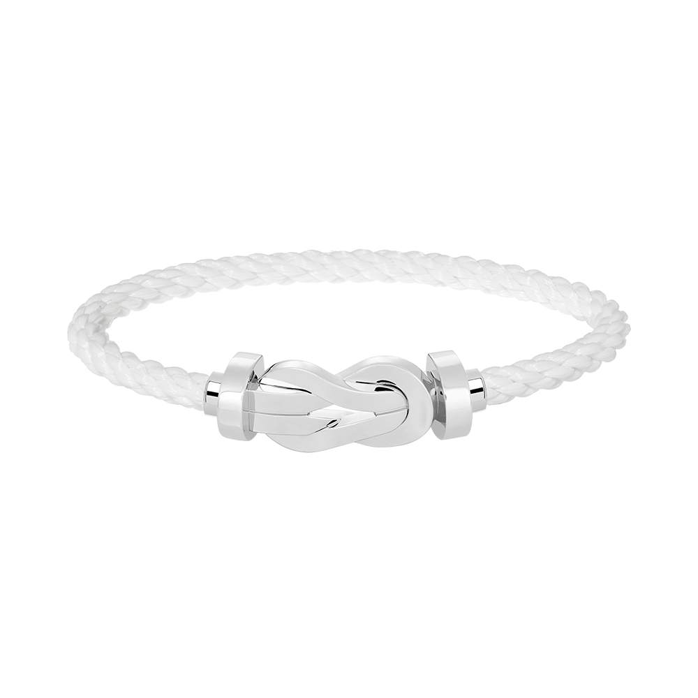 [Clover Jewelery]CHANCE GROSSE 8-FACH-SCHNALLE OHNE DIAMANTARMBAND SILBER