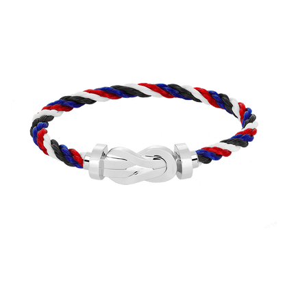 [Clover Jewelery]CHANCE GROSSE 8-FACH-SCHNALLE OHNE DIAMANTARMBAND SILBER