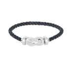 [Clover Jewelry]CHANCE LARGE 8 FIGURE BUCKLE NO DIAMOND BRACELET SILVER