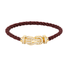 [Clover Jewelry]CHANCE LARGE 8 FIGURE BUCKLE FULLDIAMOND BRACELET GOLD