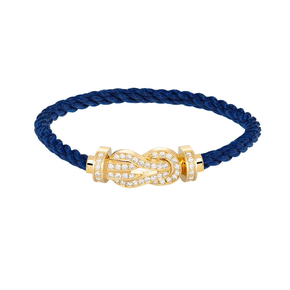 [Clover Jewelry]CHANCE LARGE 8 FIGURE BUCKLE FULLDIAMOND BRACELET GOLD