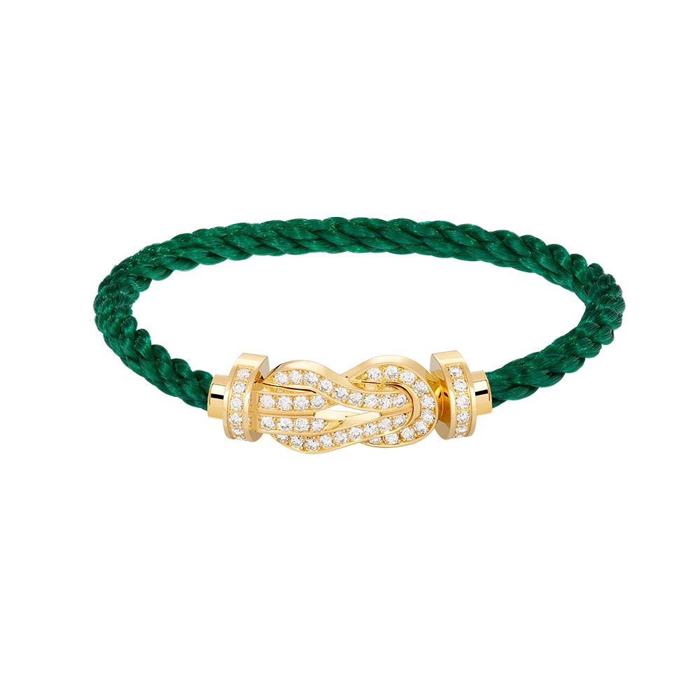 [Clover Jewelry]CHANCE LARGE 8 FIGURE BUCKLE FULLDIAMOND BRACELET GOLD