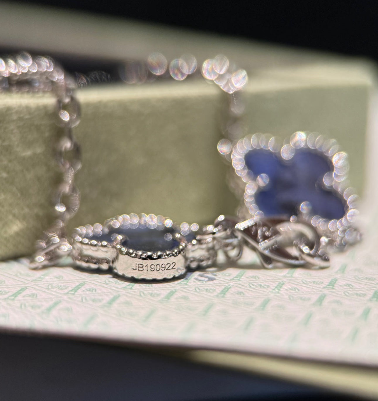 [Clover Jewelery]CLOVER 10 MOTIFS BIDE STONE NECKLACE