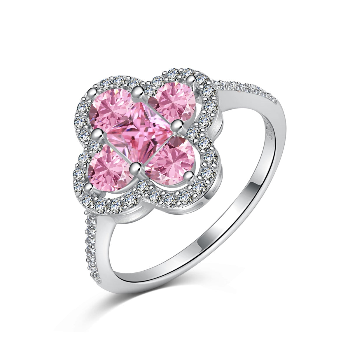 [Clover Jewelry]Luxuriöser Bankettring in Blumenform