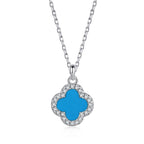 [Clover Jewelry]Zarte Blumenhalskette