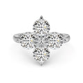 [Clover Jewelry]四つ葉のクローバー八芒星リング