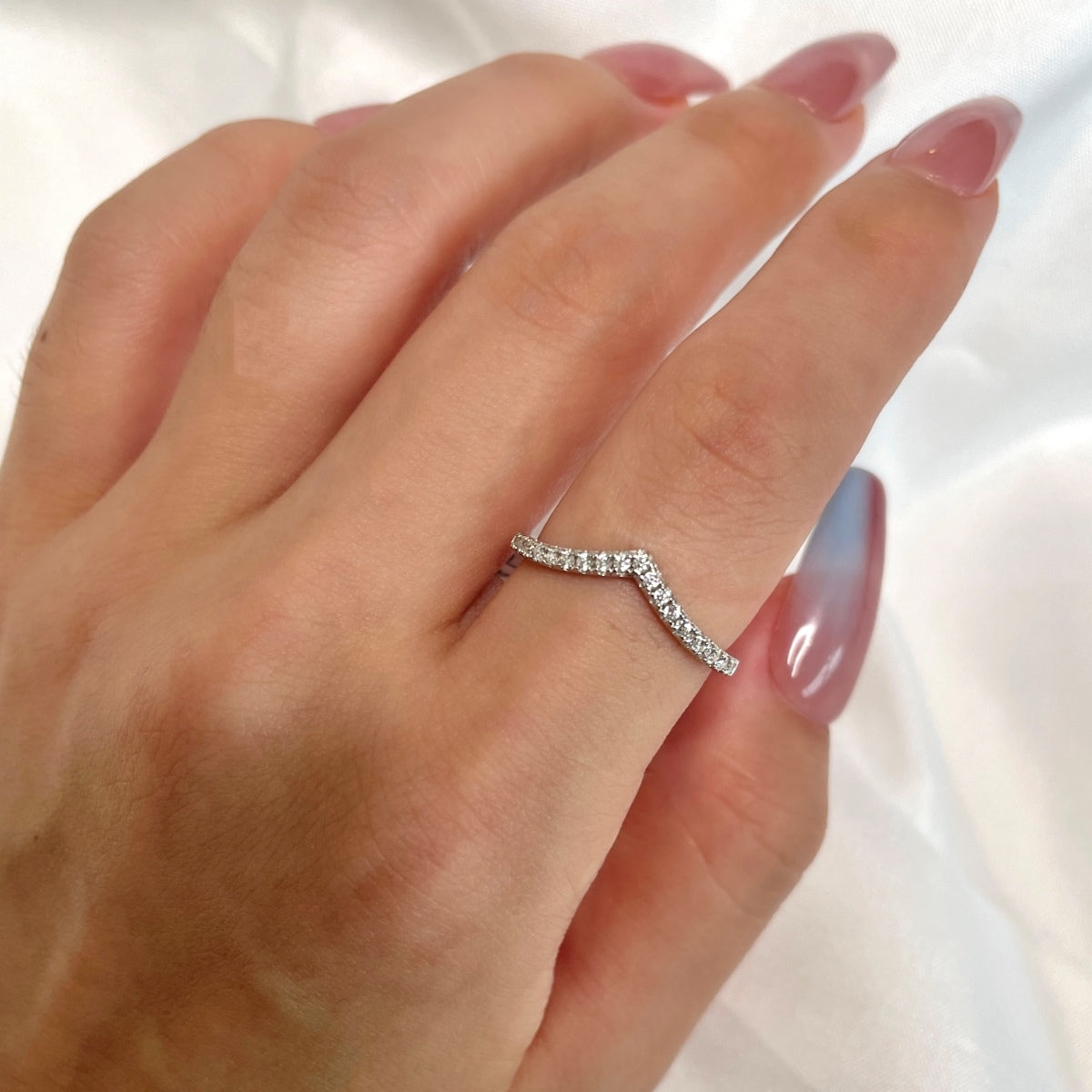 [Clover Jewelry]Aufwendiger Tennis-Bandring