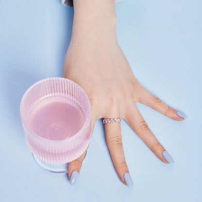 [Clover Jewellery] Zarter, lebendiger Alltagsring im Smaragdschliff