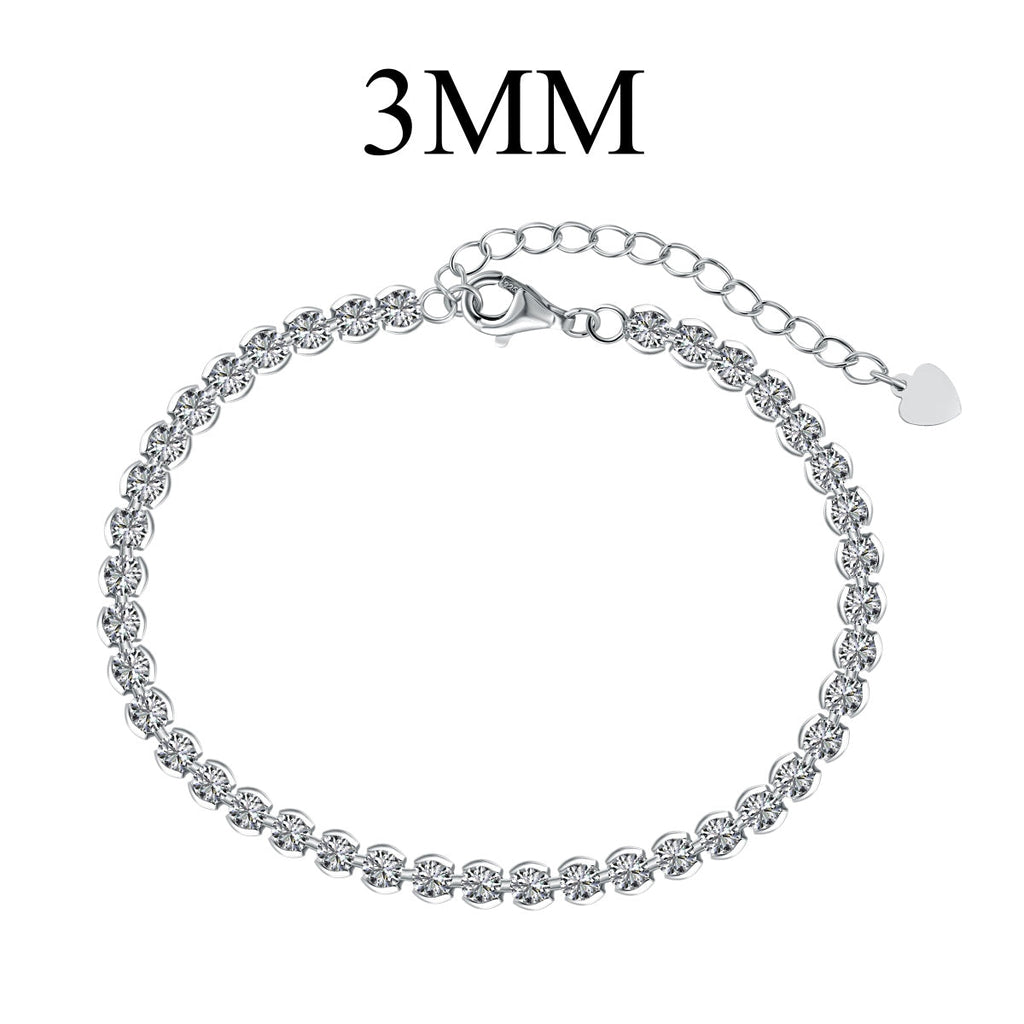 [Clover Schmuck]Verziertes Funkelndes Rundgeschliffenes Tägliches Armband