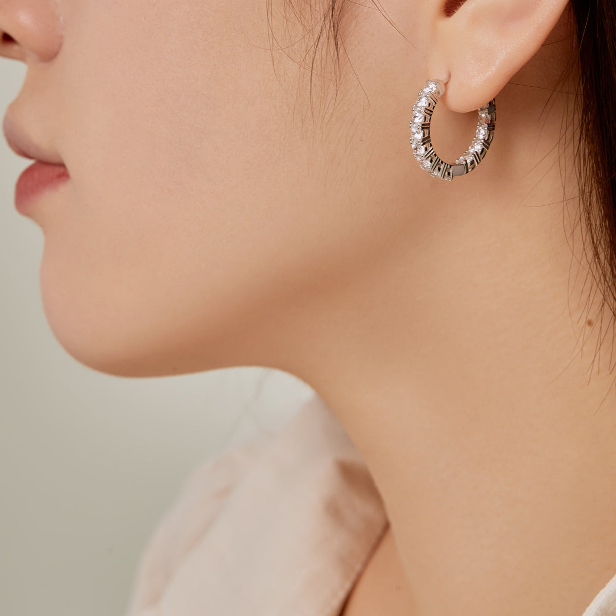 [Clover Schmuck]Einzigartige runde Ohrstecker für den Alltag