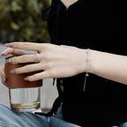 [Clover Jewelry]Four-Leaf Clover Hollow Butterfly Bracelet
