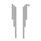 [Clover Jewelry]Luxuriöse zierliche Bankett-Ohrringe