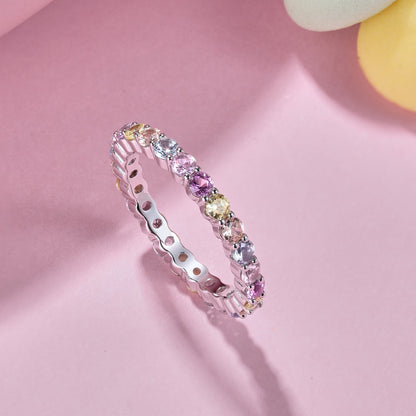 [Clover Jewelery]Dazzling Resplendent Round Cut Party Ring