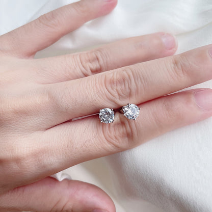 [Clover Jewelry] Einzigartige Ohrringe in runder Form