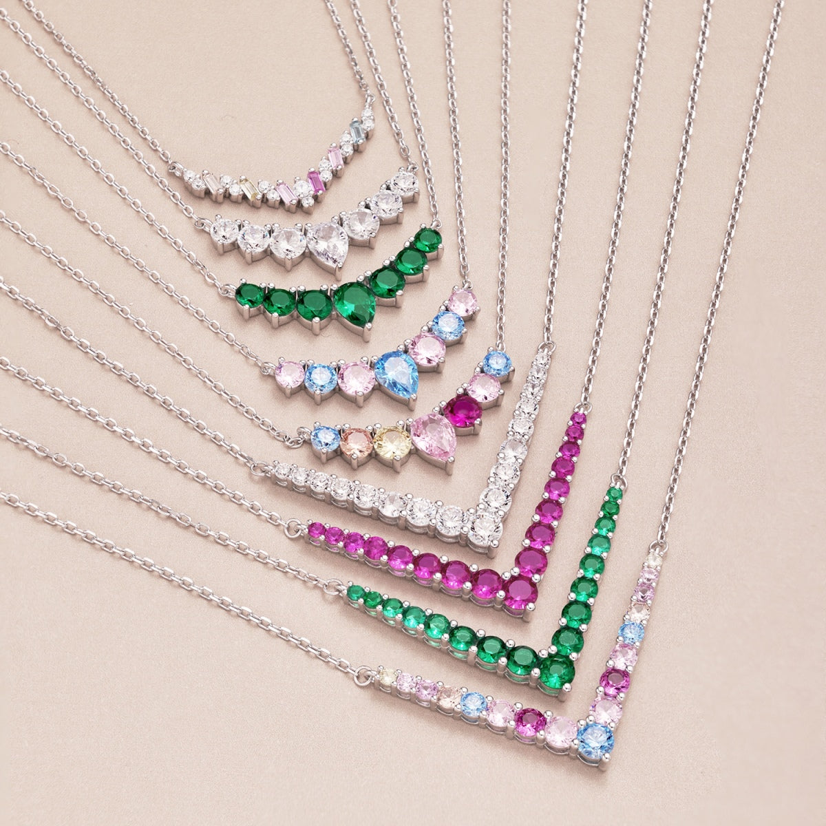[Clover Jewelery]Ornate Round Cut Necklace