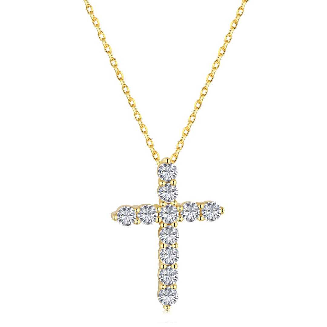 [Clover Jewelery]Unique Cross Shape Necklace