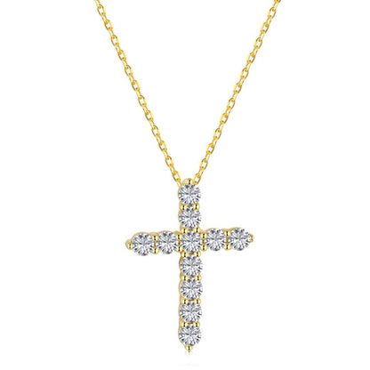 [Clover Jewelery]Unique Cross Shape Necklace