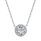 [Clover Jewelry]ラグジュアリーラウンドカットネックレス