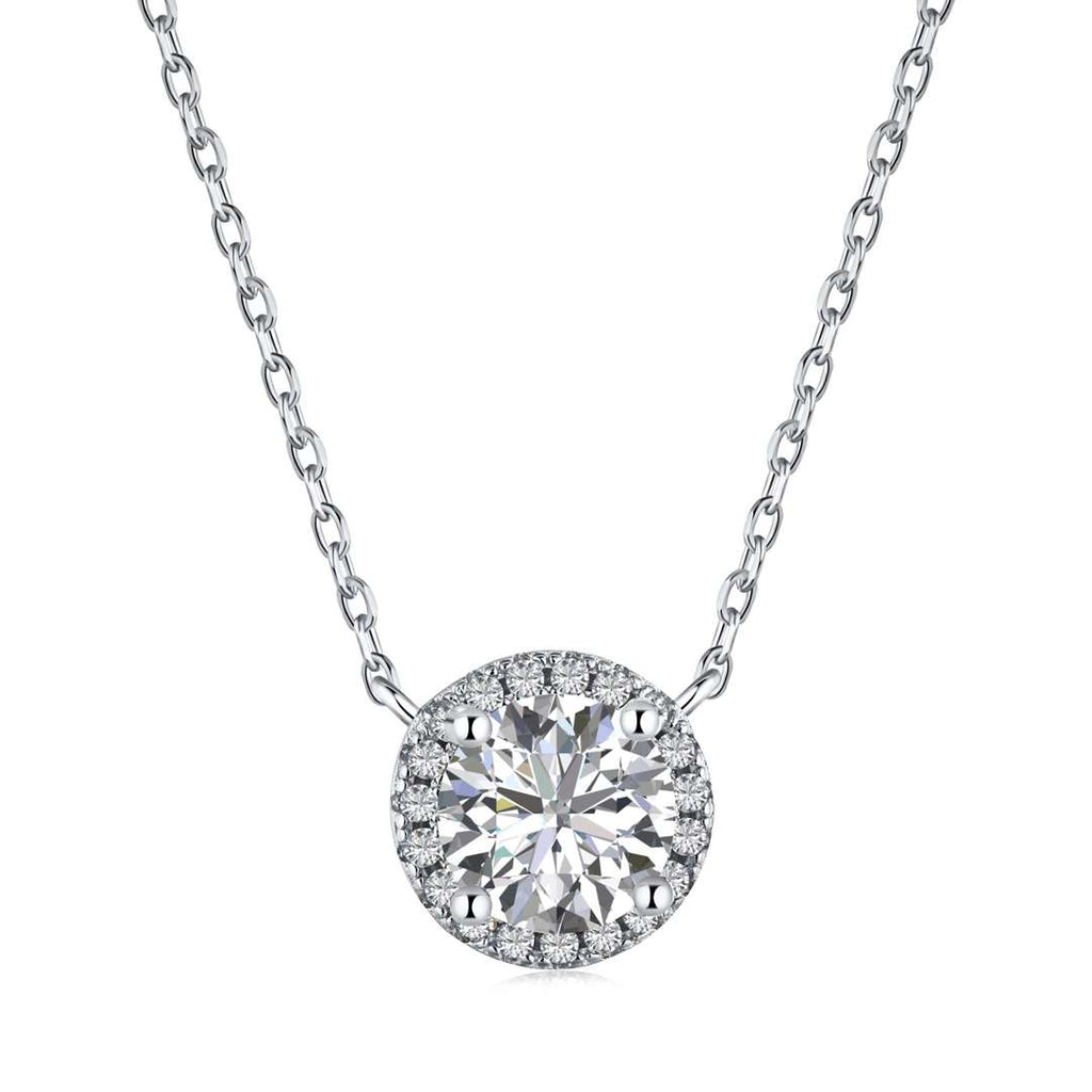 [Clover Jewelry]ラグジュアリーラウンドカットネックレス